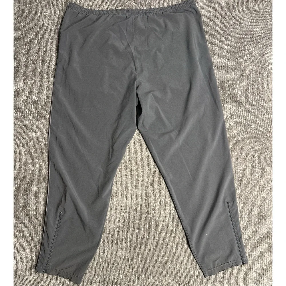 Nike Track Pants Mens XL Gray Zip Pocket Athletic Jogger Training Y2K